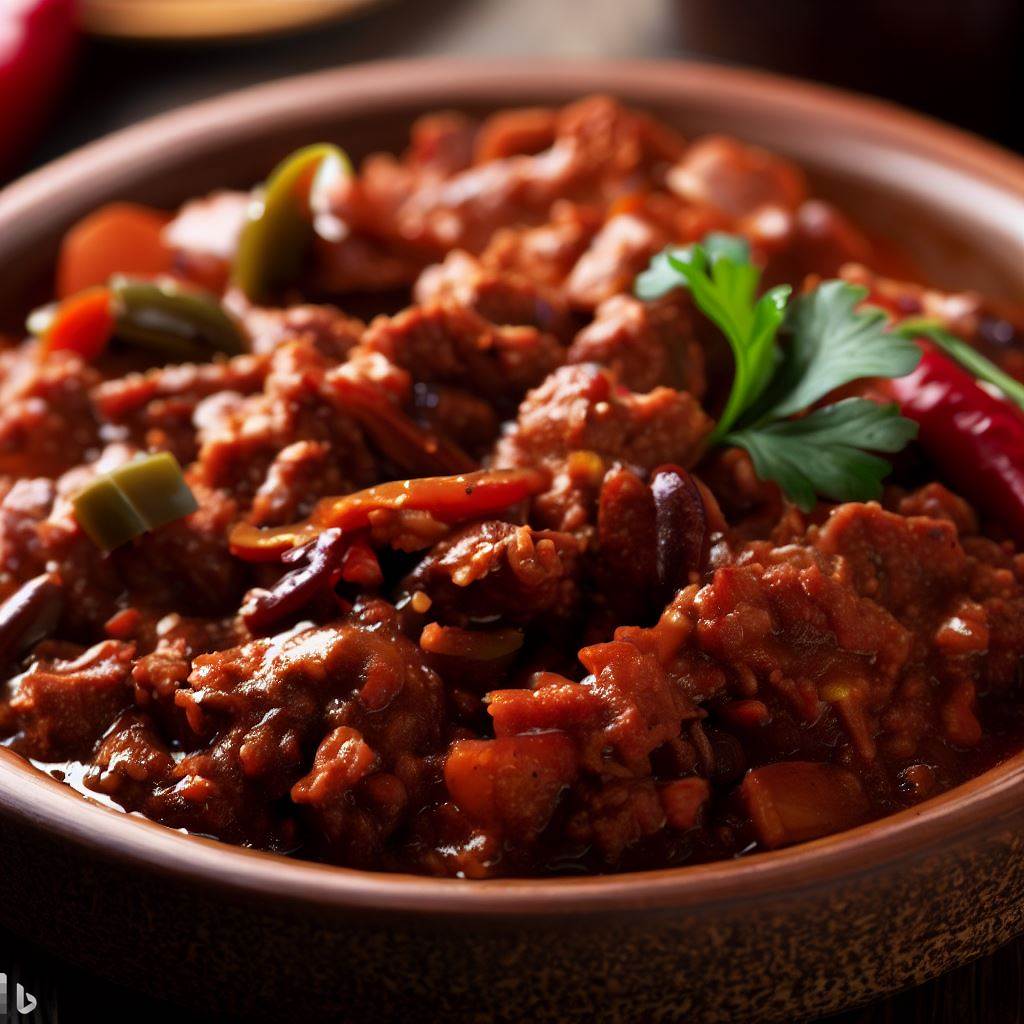 Spicy Lean Meat and Dark Beer Chili