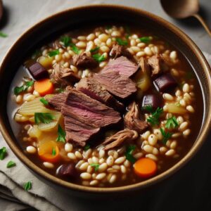Barley and Venison Soup