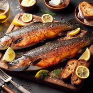 Clay-Baked River Trouts