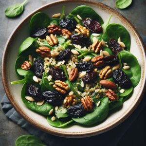 Spinach and Prune Salad